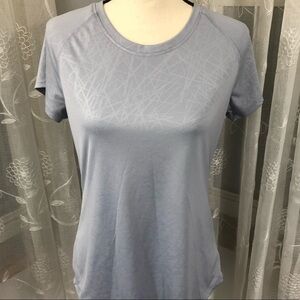 🎄 Champion  gray T-shirt semi fitted work-out SZ L